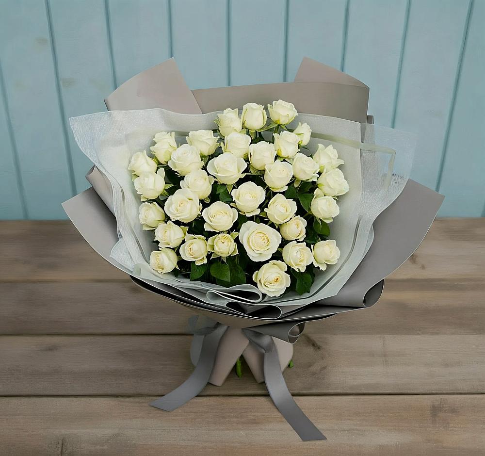 Букет Белоснежная нежность в Мочилы