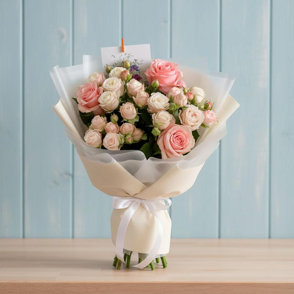 Букет цветов из: Розы в Мочилы