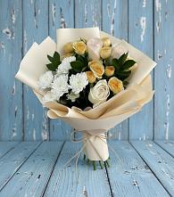 Букет цветов из:  Розы и Хризантемы в Мочилы
