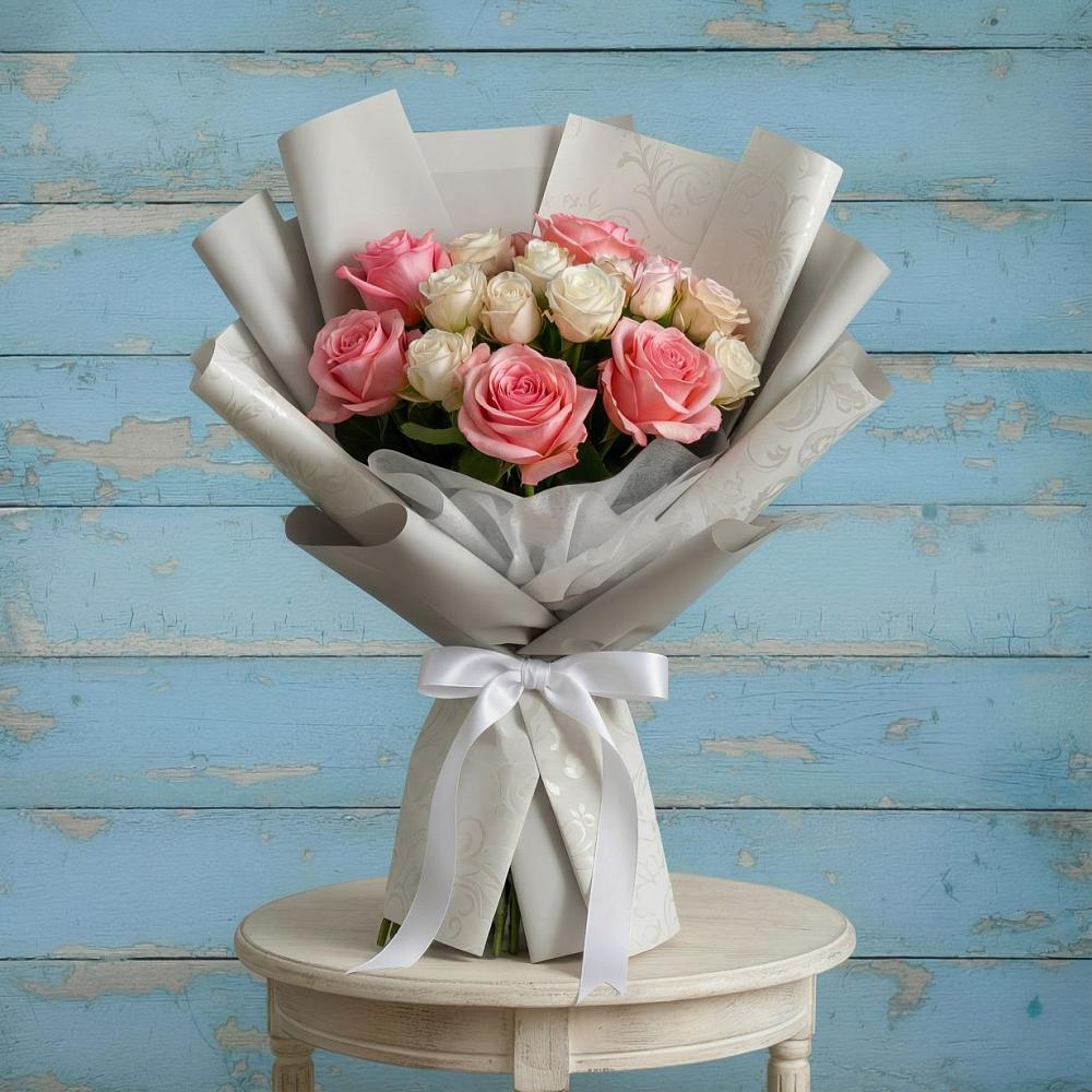 Букет цветов из: Розы в Мочилы