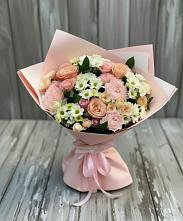 Букет цветов из:  Гвоздики, Розы и Хризантемы в Мочилы