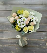 Букет цветов из:  Альстромерии, Розы и Хризантемы #REPLACE_PRED# Мочилы