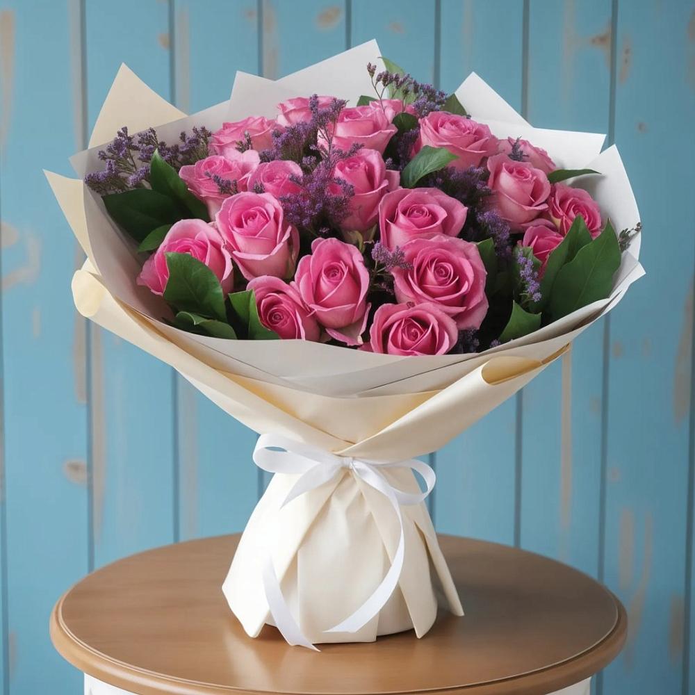 Букет цветов из: Розы в Мочилы