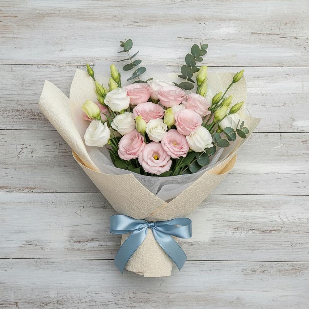 Букет цветов из: Лизиантусы в Мочилы